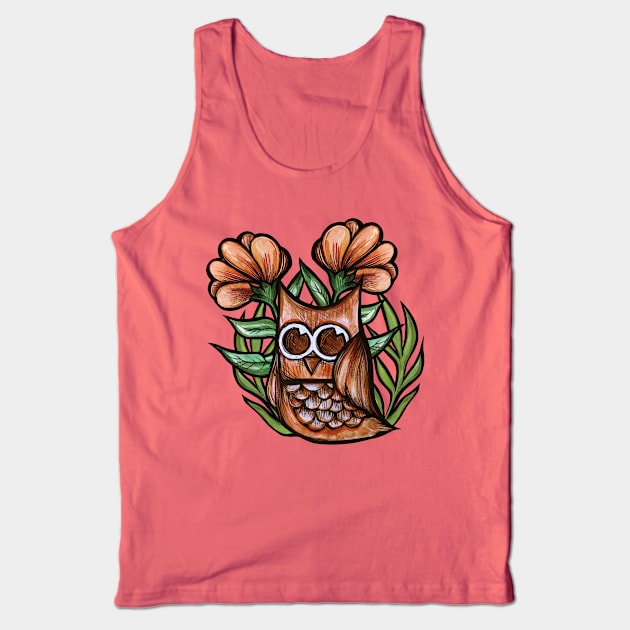 Give A Hoot Owl So Cute Tank Top by bubbsnugg